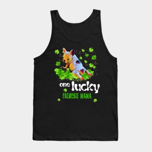 ONE LUCKY FRENCHIE MAMA Tank Top